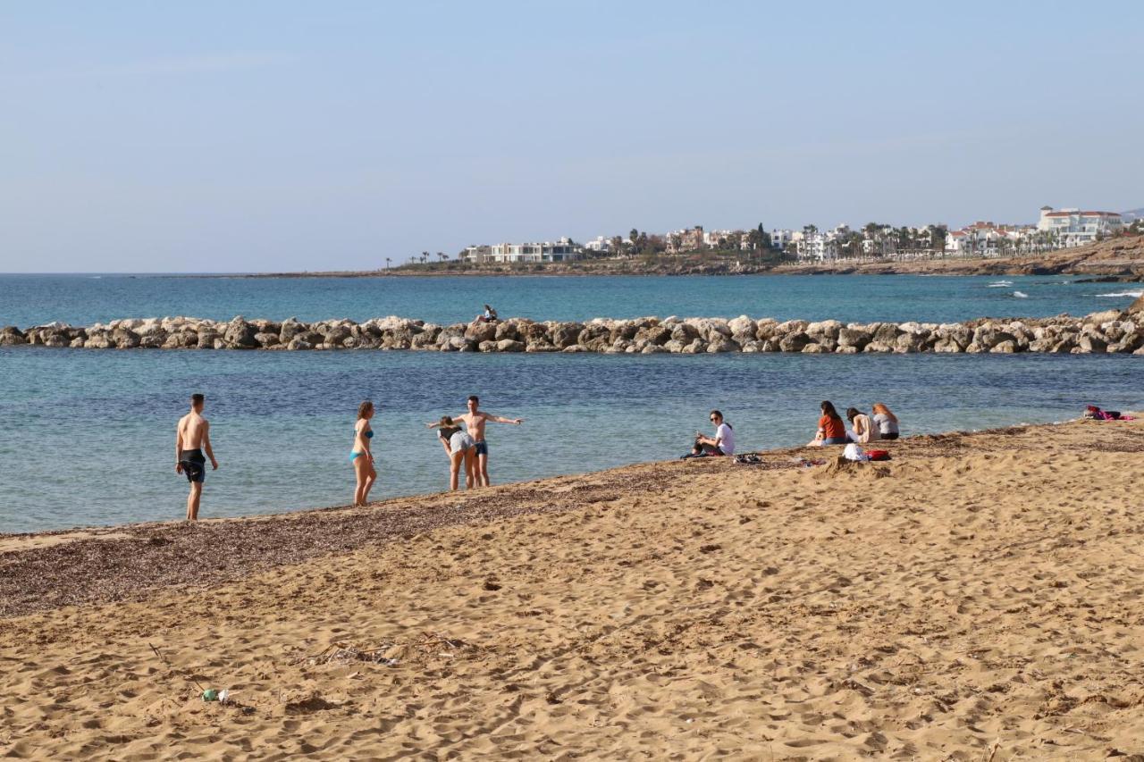 Cyking 2 Bed Apartment With Pool & 10 Min To Beach Paphos Exteriér fotografie